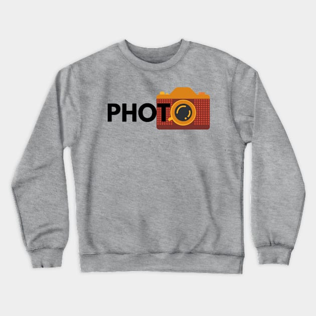 Camera retro photography lovers vintage Crewneck Sweatshirt by BlueRoseHeart